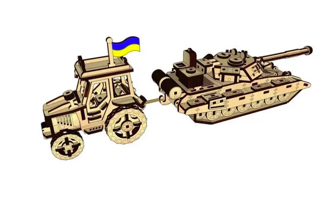 Деревянные 3D пазлы военной техники