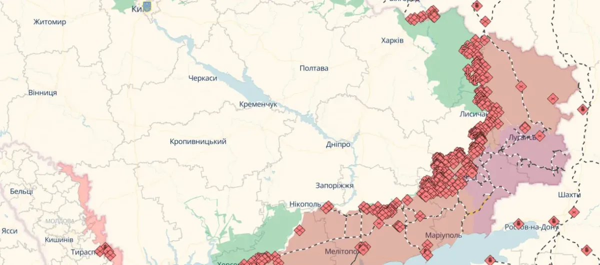 Онлайн-карта бойових дій