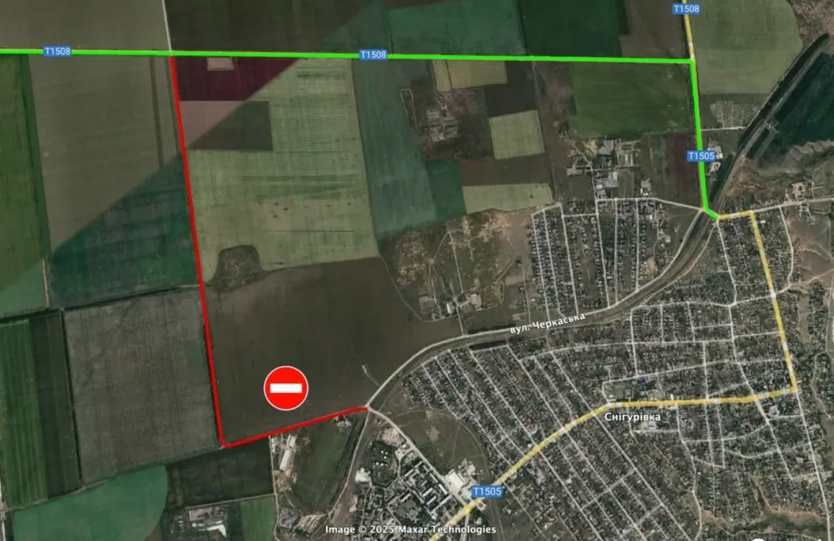 Біля Снігурівки перекриють рух транспорту / фото Іван Кухта