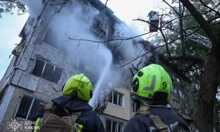 Наслідки обстрілу Києва