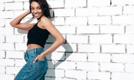 Джинсы банан