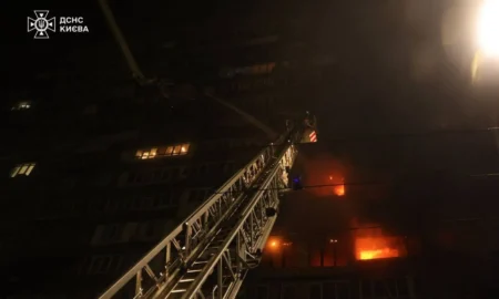 Наслідки обстрілу Києва