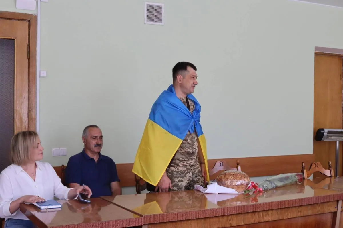 Повернення захисника з полону