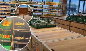 Дефіцит продуктів у супермаркетах
