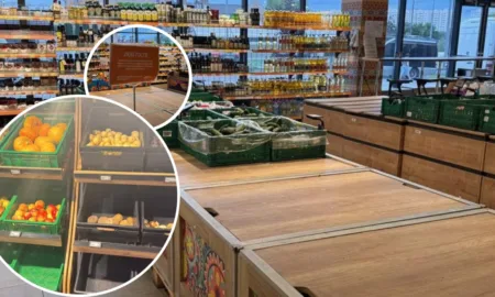 Дефіцит продуктів у супермаркетах