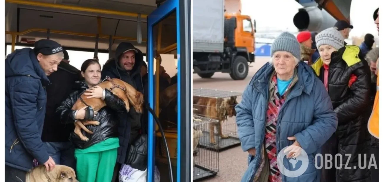 Евакуація з Олешок