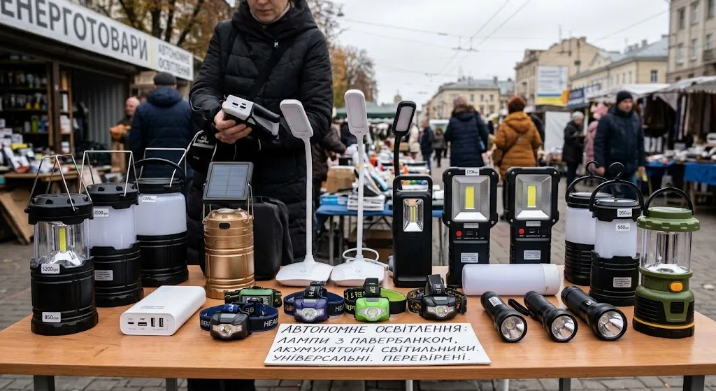 ТОП-10 акумуляторних ламп із павербанком в Україні